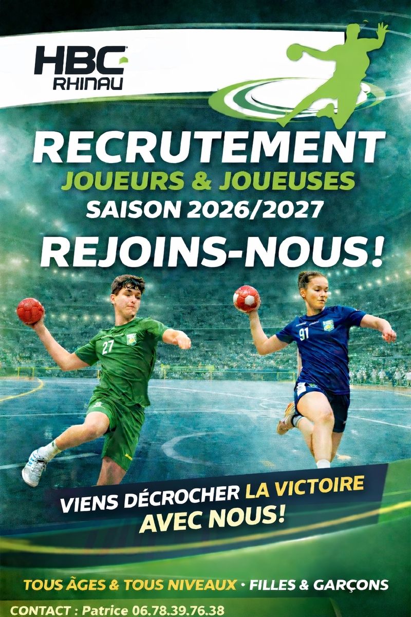 Recrutement 2026/2027