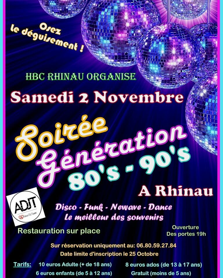 Soirée Génération 80's 90's 2024