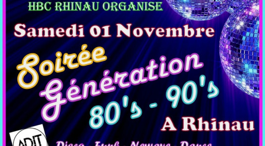 SOIRÉE GÉNÉRATION 80'S 90'S 